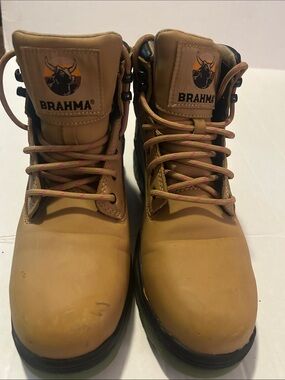 Brahma Wheat Lace-Up Women's Work Boots